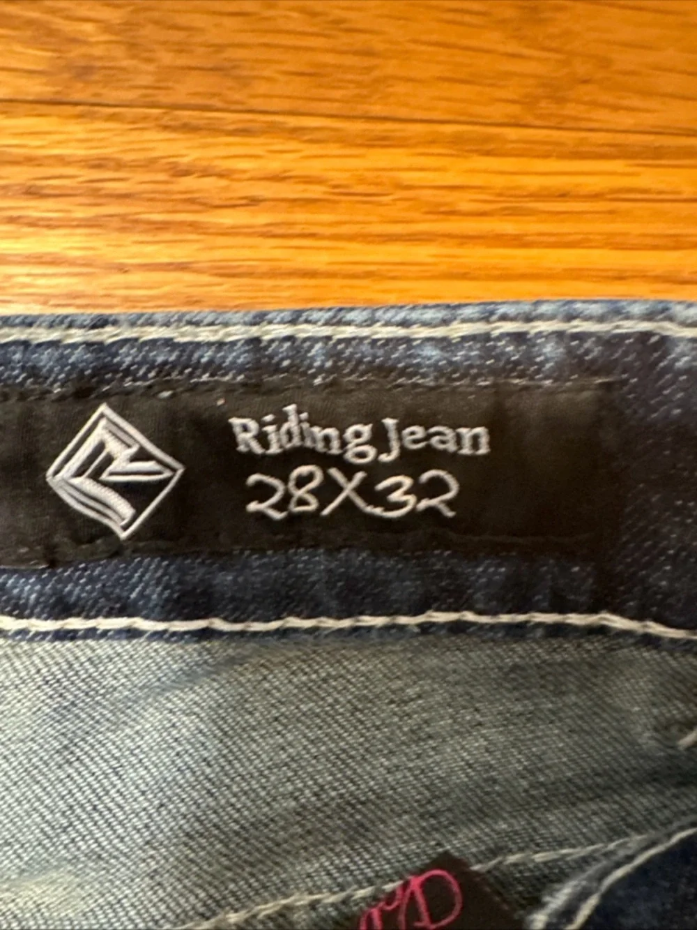 Rock & Roll Cowgirl Riding Jeans Womens Mid Rise Bootcut Dark Stone Wash Sz 28 - Picture 9 of 13